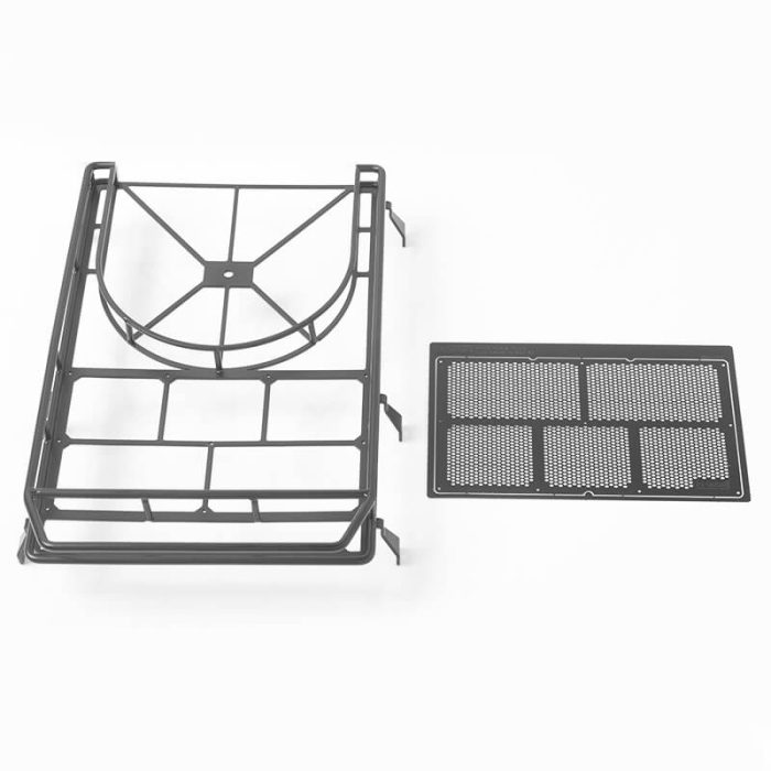 RC4WD ROOF RACK WITH TYRE MOUNT FOR GELANDE II D90 - Image 1