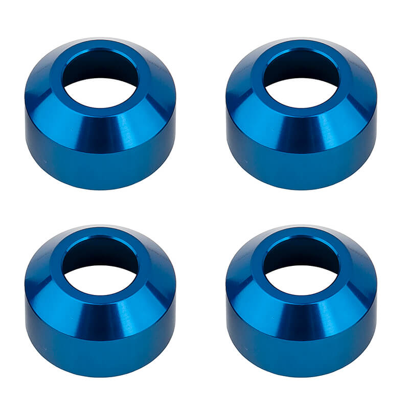 image TEAM ASSOCIATED RC8B4 FT CVA AXLE SLEEVES BLUE ALUMINIUM - Image 1