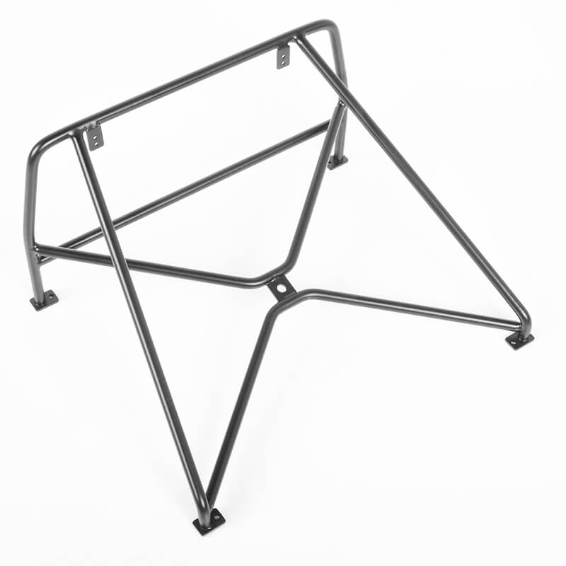 image RC4WD ROLL BAR RACK W/SPARE MOUNT FOR RC4WD CHEVY BLAZER BODY (BLACK) - Image 1