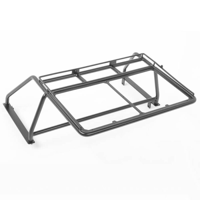 RC4WD ROOF RACK, ROLLBAR, LIGHT BAR COMBO FOR RC4WD CHEVY BLAZER BODY (BLACK) - Image 1