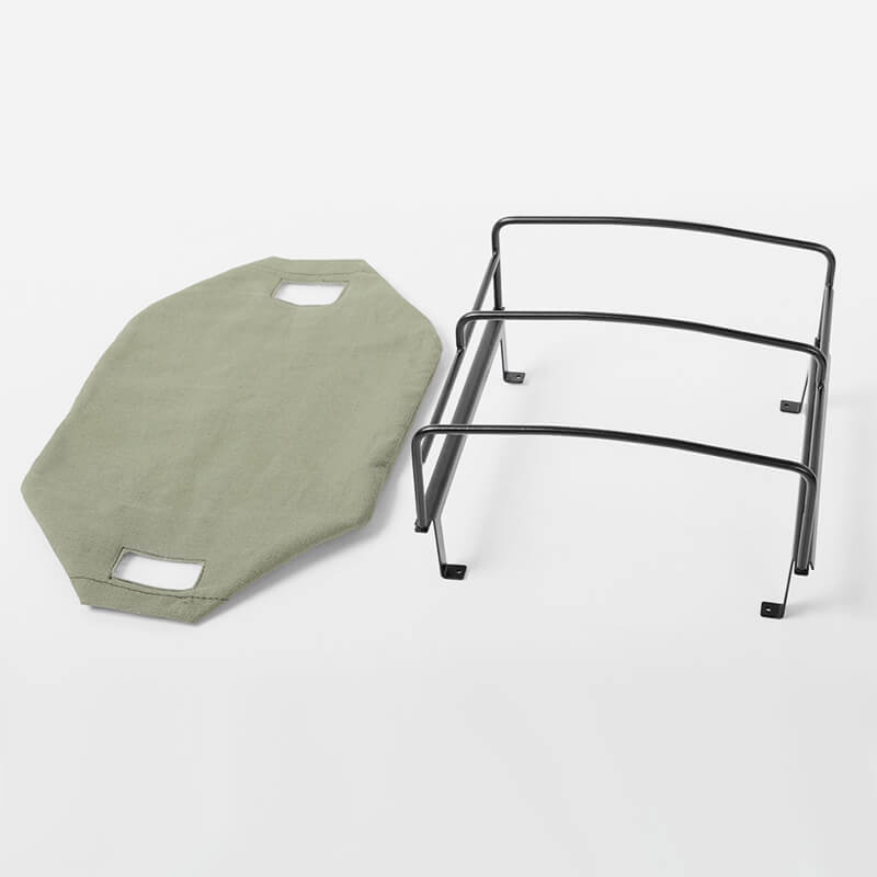 image RC4WD BED SOFT TOP W/CAGE FOR RC4WD MOJAVE II FOUR DOOR (GREEN) - Image 1