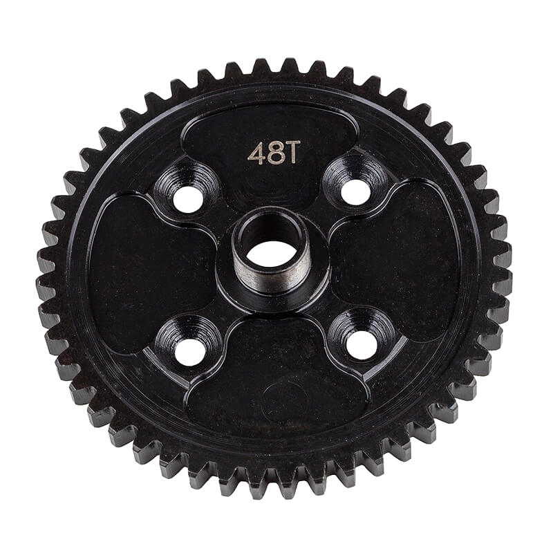 image TEAM ASSOCIATED RC8B4 SPUR GEAR 48T MOD 1, METAL - Image 1
