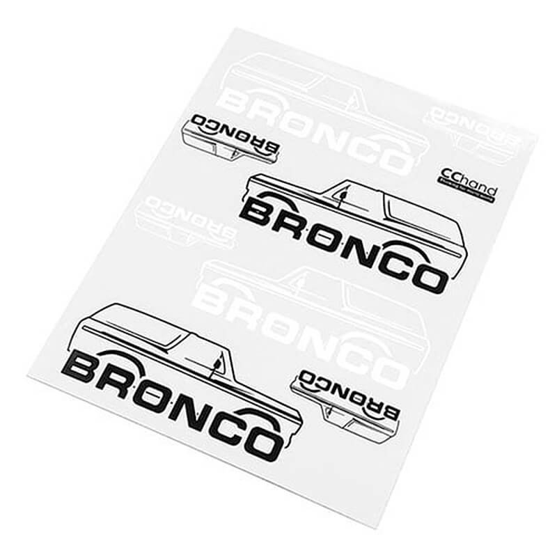 image RC4WD BODY DECALS FOR TRAXXAS TRX-4 '79 BRONCO RANGER XLT (STYLE B) - Image 1