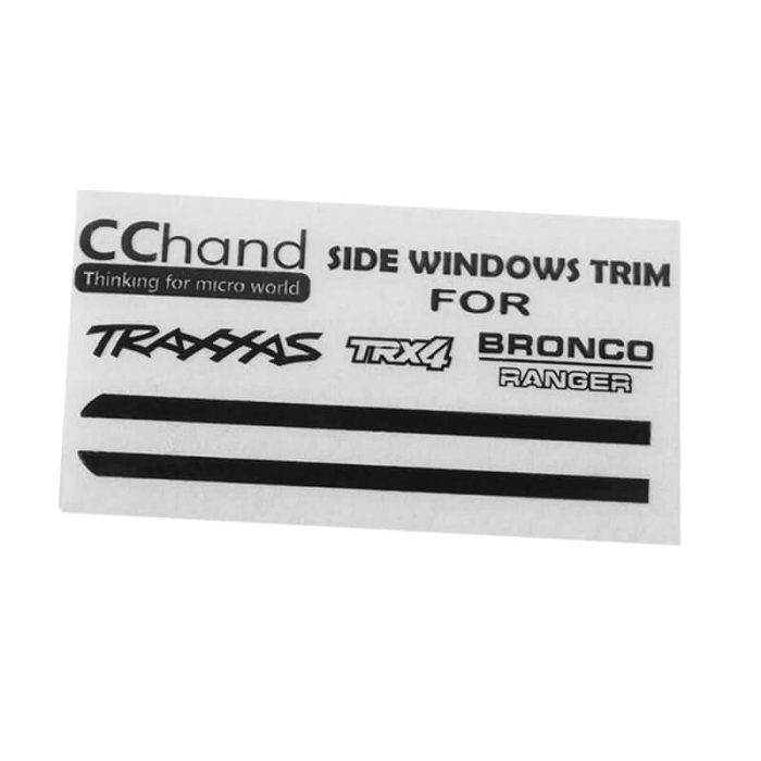 RC4WD FRONT SIDE WINDOW TRIM FOR TRAXXAS TRX-4 '79 BRONCO RANGER XLT - Image 1