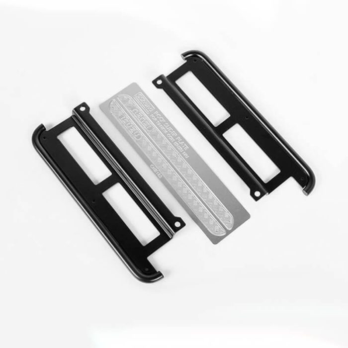 RC4WD ROOK METAL SIDE SLIDERS FOR TAMIYA 1/10 ISUZU MU TYPE X CC-01 (BLACK) - Image 1