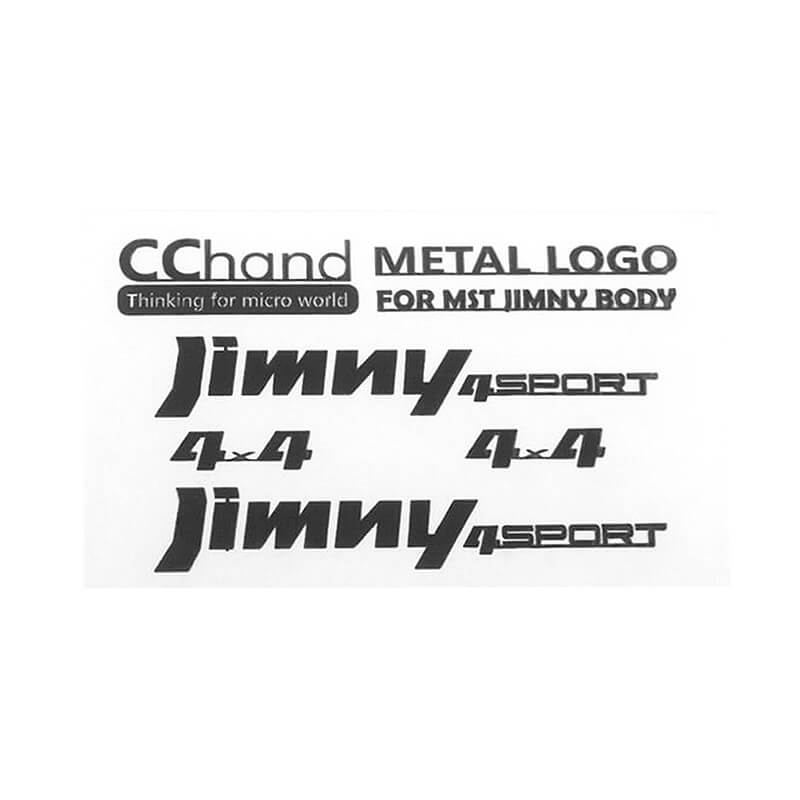 image RC4WD METAL EMBLEMS MST 1/10 CMX W/ JIMNY J3 BODY (BLACK) - Image 1