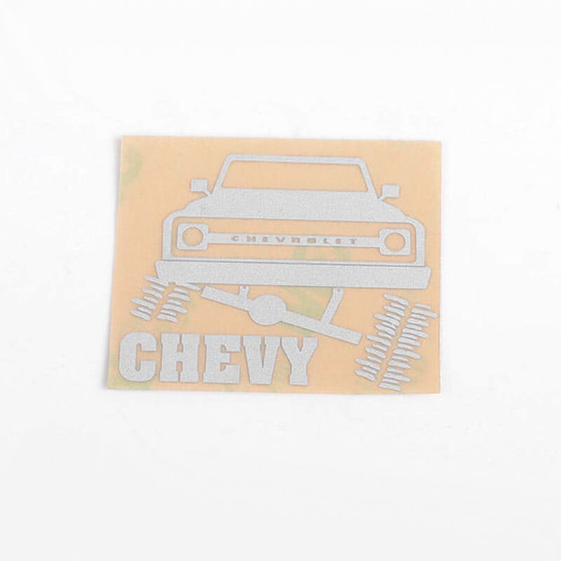 image RC4WD CHROME CHEVY DECALS - Image 1