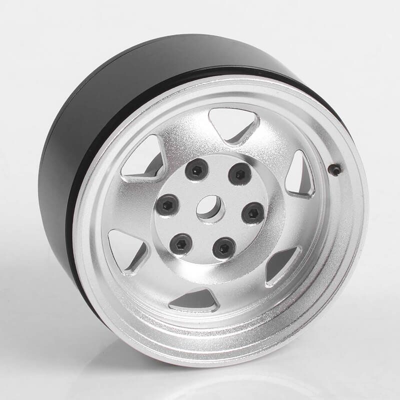 image RC4WD OEM XJ 1.9" BEADLOCK WHEELS (CHROME) - Image 1