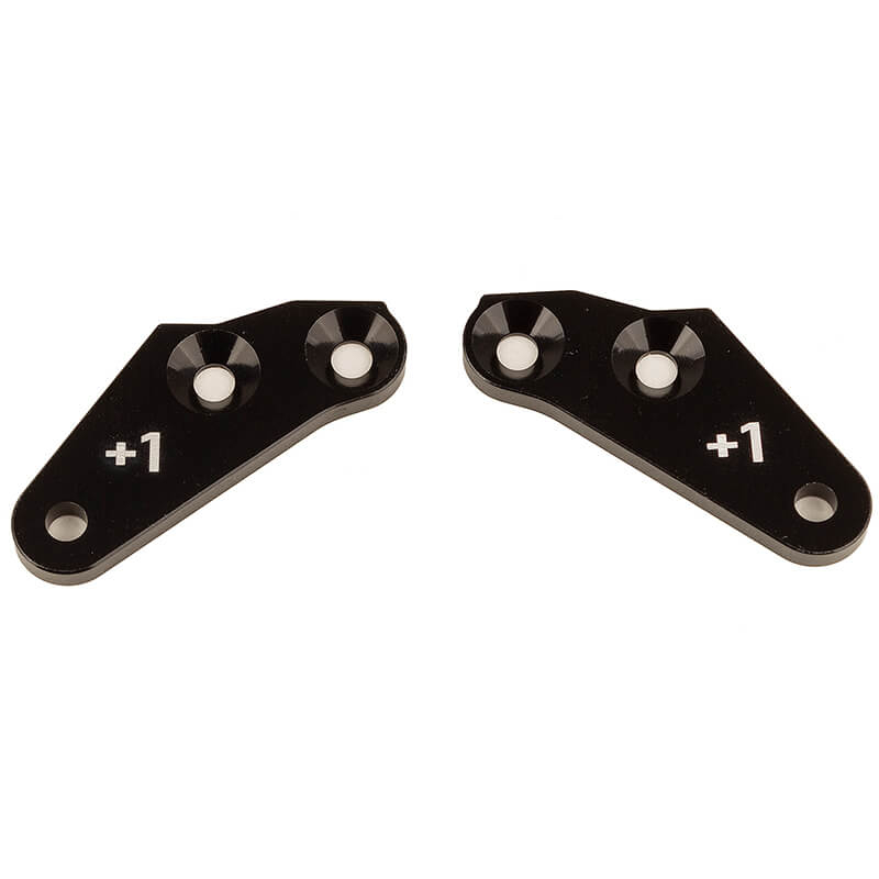 image TEAM ASSOCIATED RC8B4.1/e STEERING BLOCK ARMS +1, ALUM. - Image 1