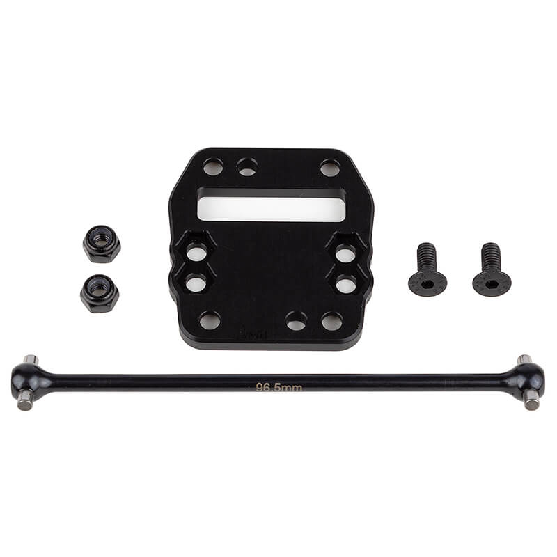 image ASSOCIATED RC8B4e FWB/RWB ADAPTER + 96.5MM DOGBONE SET - Image 1