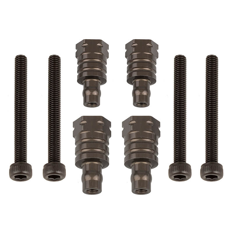 image TEAM ASSOCIATED RC8B4.1/e FT SHOCK BUSHINGS 12.5MM/16MM ALUMINIUM - Image 1