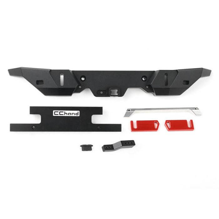 RC4WD ROOK METAL REAR BUMPER WITH HITCH BAR FOR TRAXXAS TRX-4 2021 BRONCO - Image 1