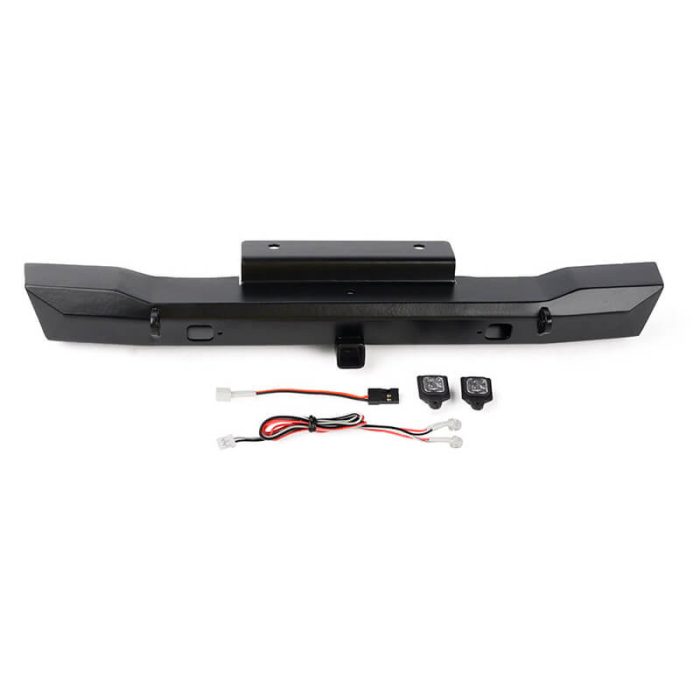 RC4WD EON METAL REAR HITCH BUMPER W/LED FOR AXIAL SCX6 JEEP WRANGLER JLU - Image 1