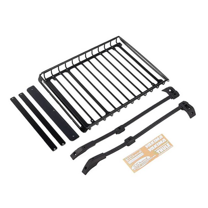 RC4WD STEEL TUBE ROOF RACK W/ROOF RAILS FOR TRAXXAS TRX-4 2021 FORD BRONCO - Image 1