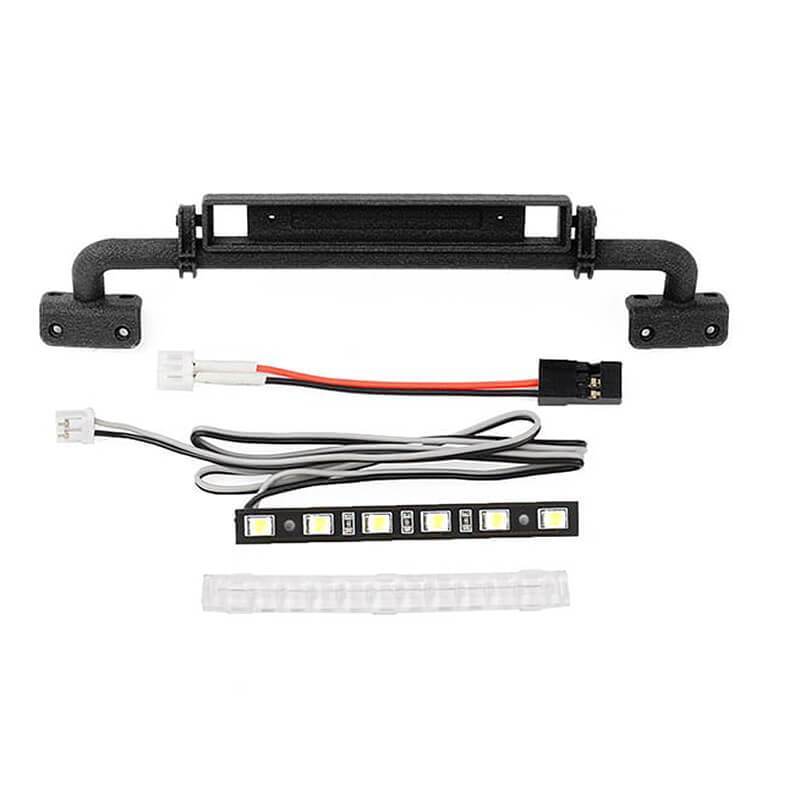 image RC4WD TUBE BUMPER BAR W/LIGHTS FOR TRAXXAS TRX-4 2021 FORD BRONCO - Image 1
