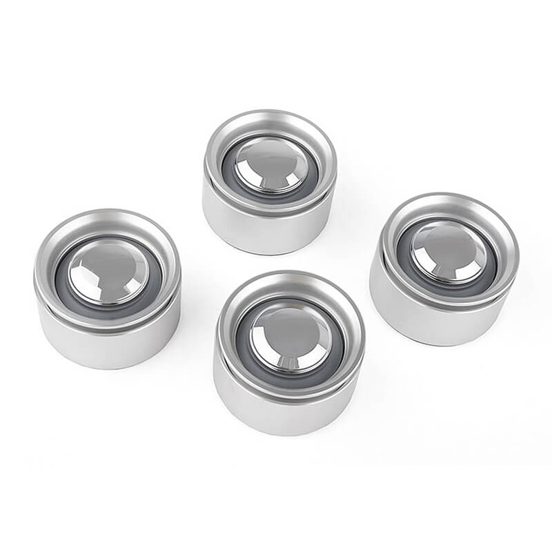 image RC4WD STEAM ROLLER 1.55" ALUMINIUM CAP WHEELS (4) - Image 1