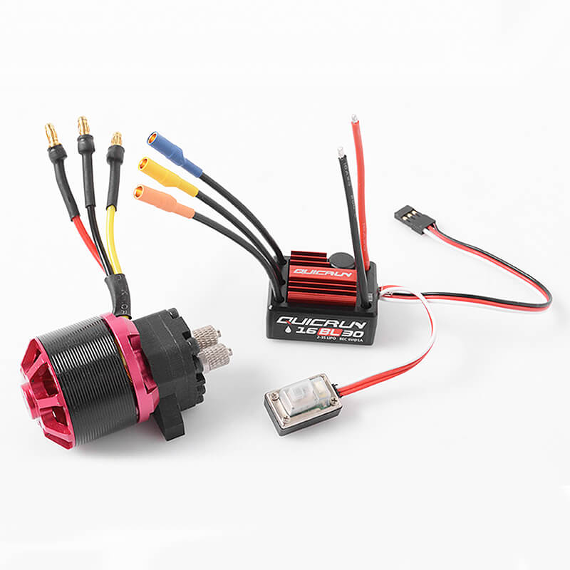 image RC4WD MINI HYDRAULIC OIL PUMP WITH BRUSHLESS 40A MOTOR/ESC - Image 1