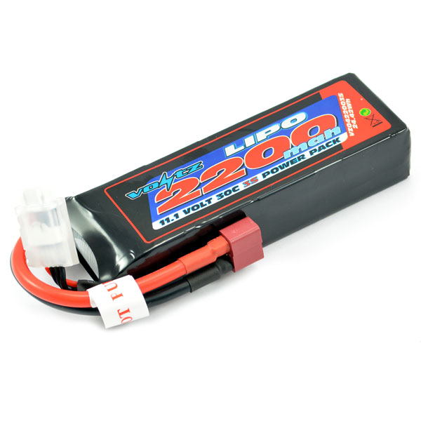 image VOLTZ 2200mah 3S 11.1V 30C LIPO BATTERY - Image 1