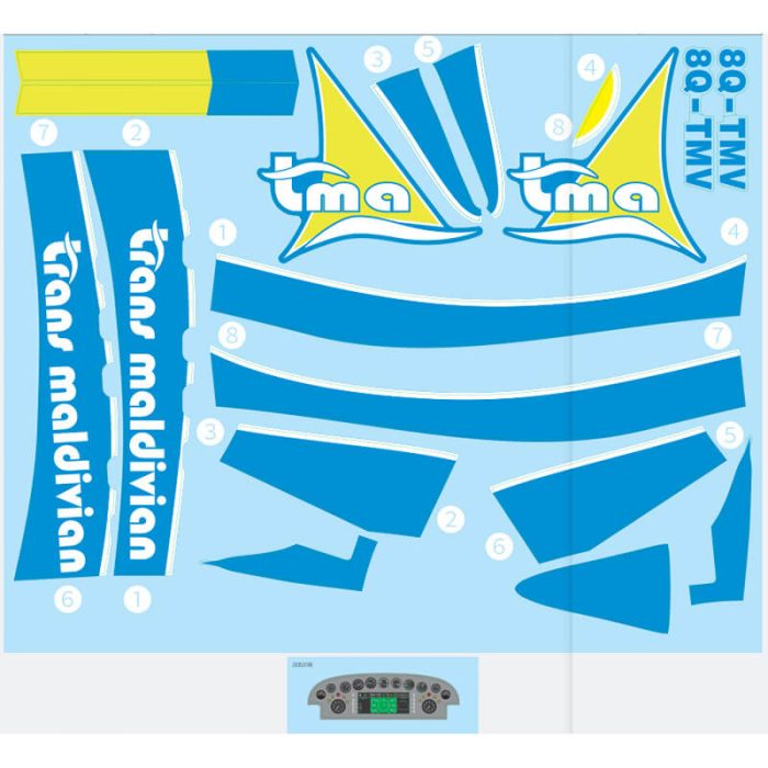 XFLY TWIN OTTER DECAL SHEET - Image 1