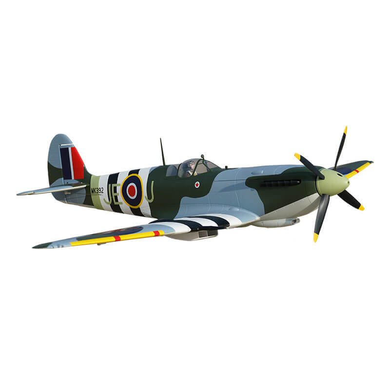 image XFLY SUPERMARINE SPITFIRE MKIX GREEN 1200MM NO LANDING GEAR WITHOUT TX/RX/BAT - Image 1