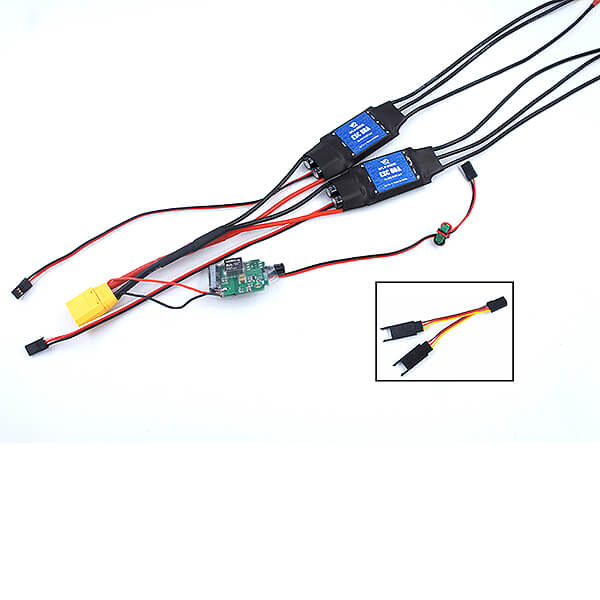 image XFLY TWIN 60A ESC WITH 8A BEC - Image 1