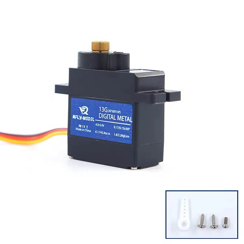 image XFLY 13G DIGITAL METAL GEAR SERVO REVERSE W/1000MM LEAD - Image 1