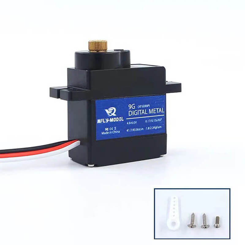 image XFLY 9G DIGITAL MG SERVO POSITIVE WITH 450MM LEAD - Image 1