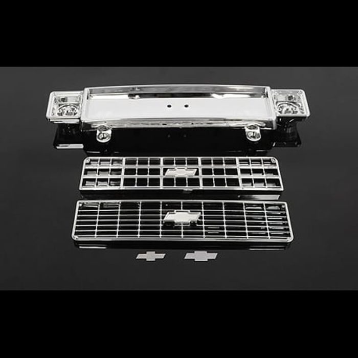 RC4WD CHEVROLET BLAZER & K10 CHROME FRONT GRILL W/OPTIONAL I - Image 1