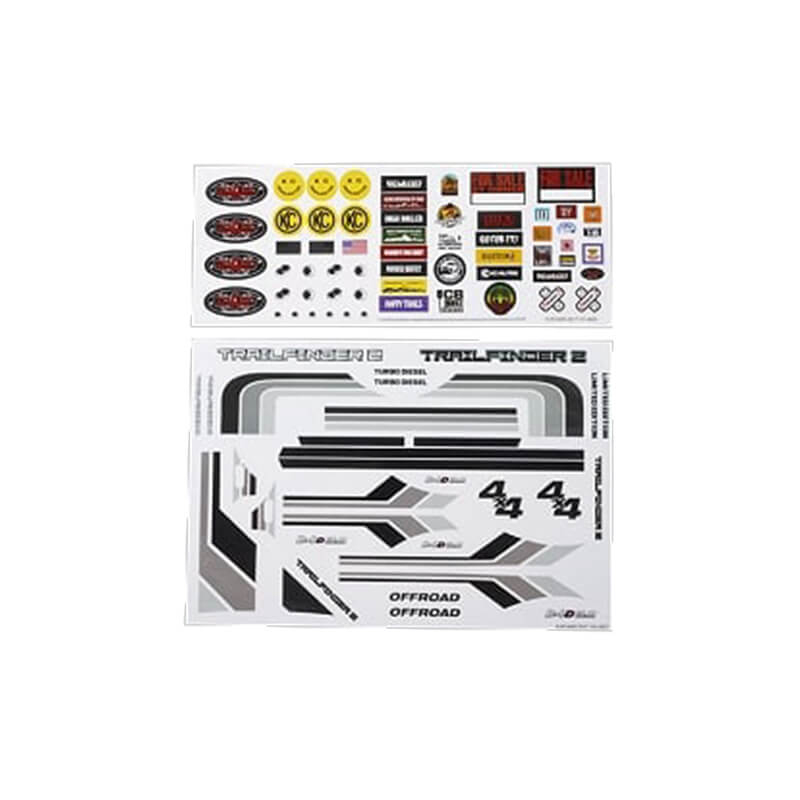 image RC4WD COMPLETE GRAPHIC DECAL SET FOR MOJAVE II 2/4 DOOR BODY - Image 1