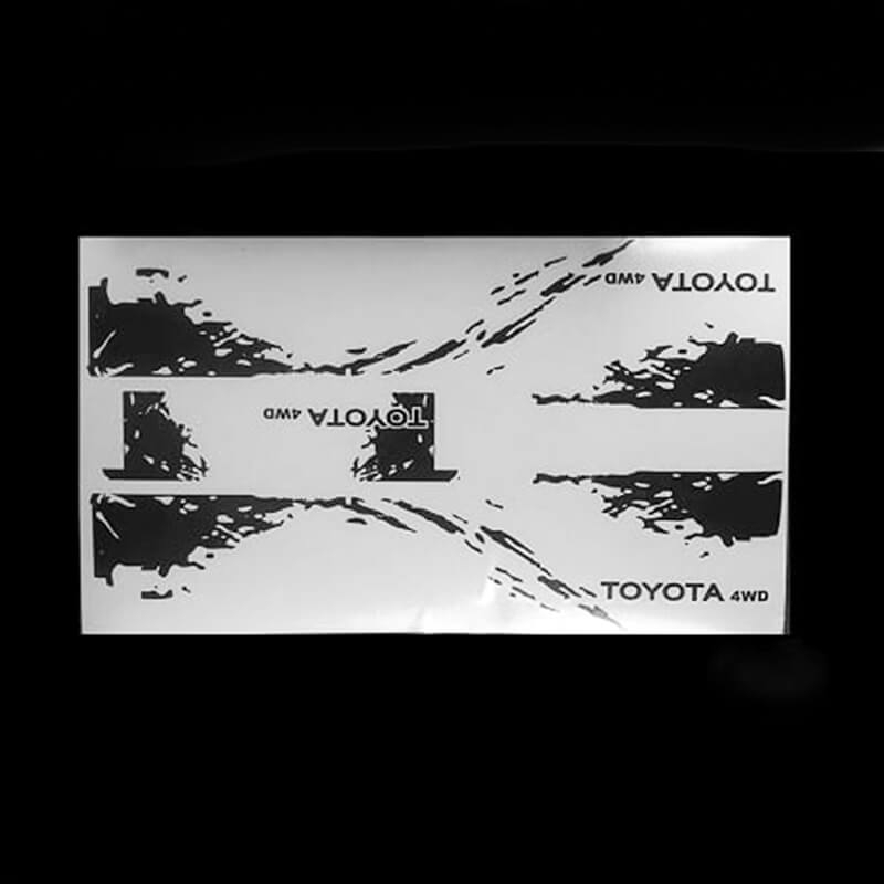 image RC4WD DIRTY STRIPES FOR MOJAVE II 2/4 DOOR DECAL SHEET (BLAC - Image 1