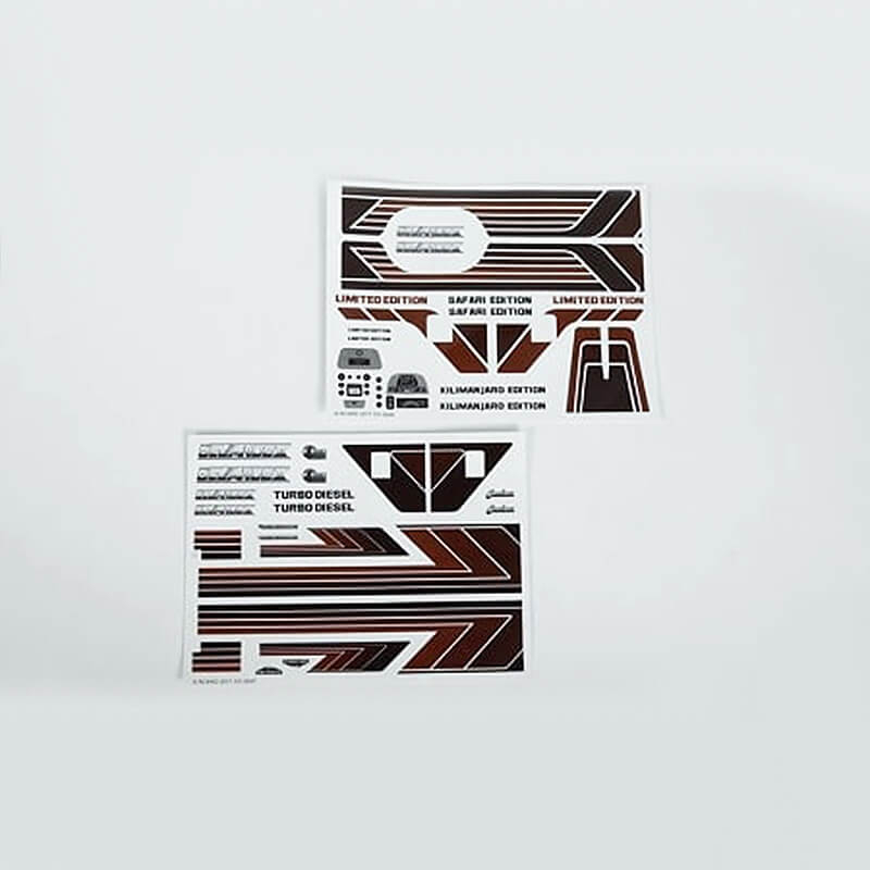 image RC4WD COMPLETE GRAPHIC DECAL SET FOR CRUISER BODY - Image 1