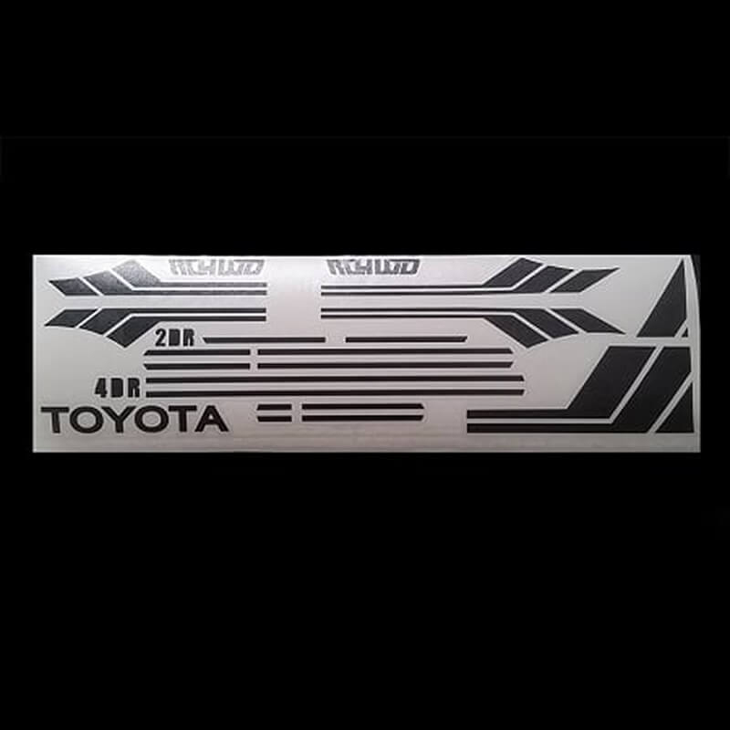 image RC4WD CLEAN STRIPES FOR MOJAVE II 2/4 DOOR DECAL SHEET (BLAC - Image 1