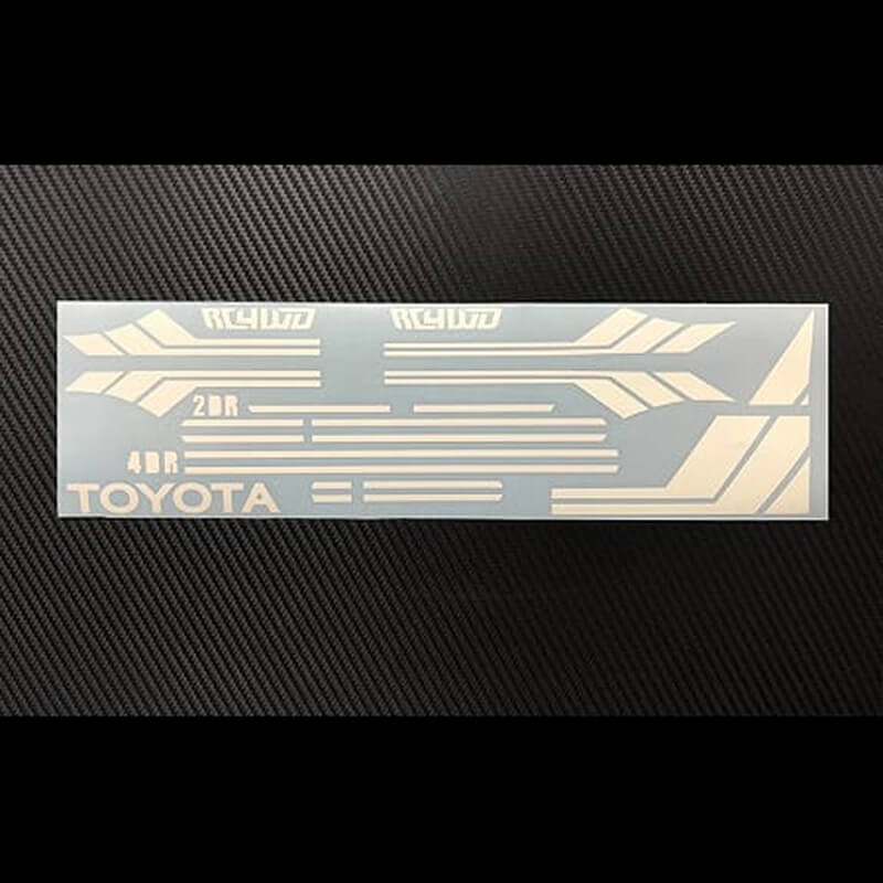 image RC4WD CLEAN STRIPES FOR MOJAVE II 2/4 DOOR DECAL SHEET (WHIT - Image 1
