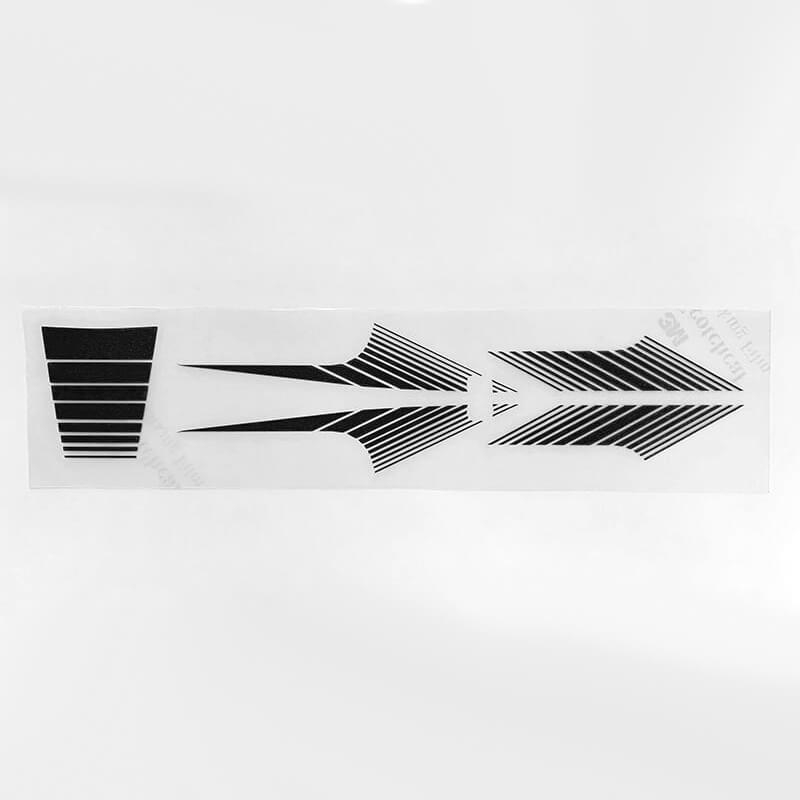 image RC4WD CLASSIC STRIPES FOR 1985 4RUNNER SHEET (BLACK) - Image 1