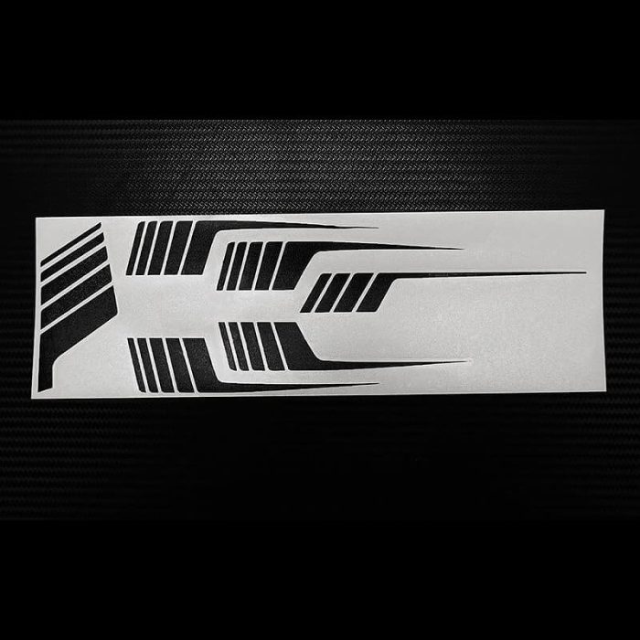 RC4WD CLEAN STRIPES FOR 1987 TOYOTA XTRACAB HARD BODY (BLACK - Image 1
