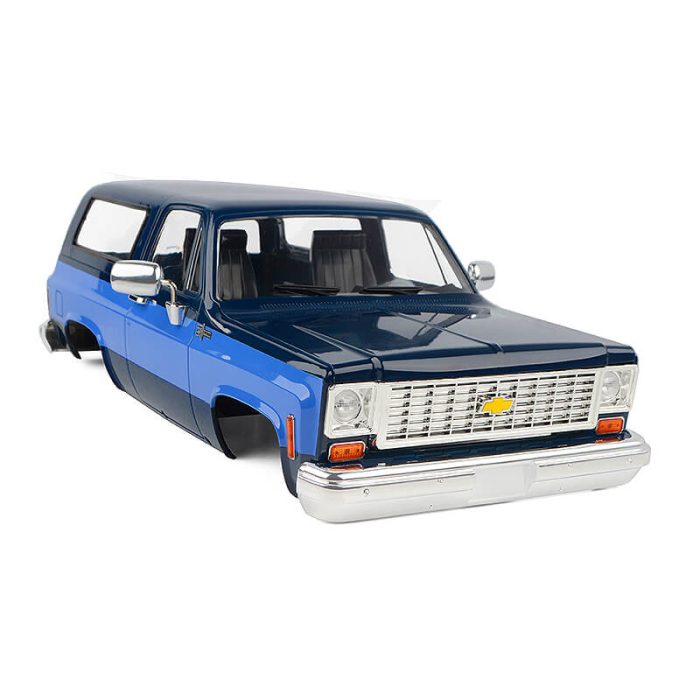 RC4WD CHEVROLET BLAZER HARD BODY COMPLETE SET (NAVY/BLUE) - Image 1