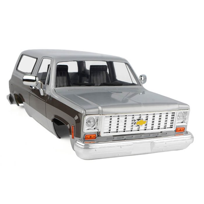 RC4WD CHEVROLET BLAZER HARD BODY COMPLETE SET (SILVER/GREY) - Image 1