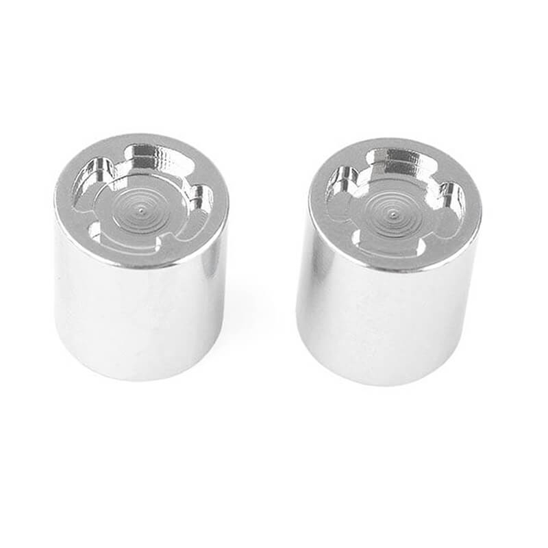 image RC4WD 1/10 SCALE REAR HUBS (CHROME) - Image 1