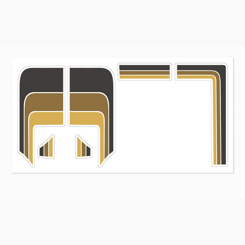 image RC4WD TOYOTA 79-81 BODY DECALS (BROWN) - Image 1