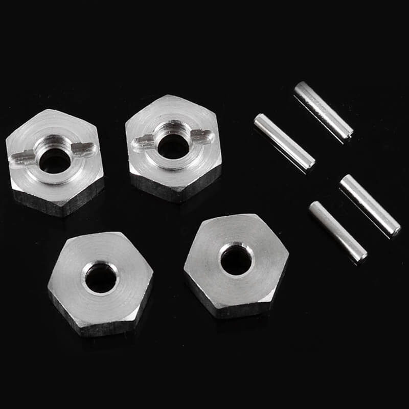 image RC4WD 12MM AXLE WHEEL HEXES - Image 1