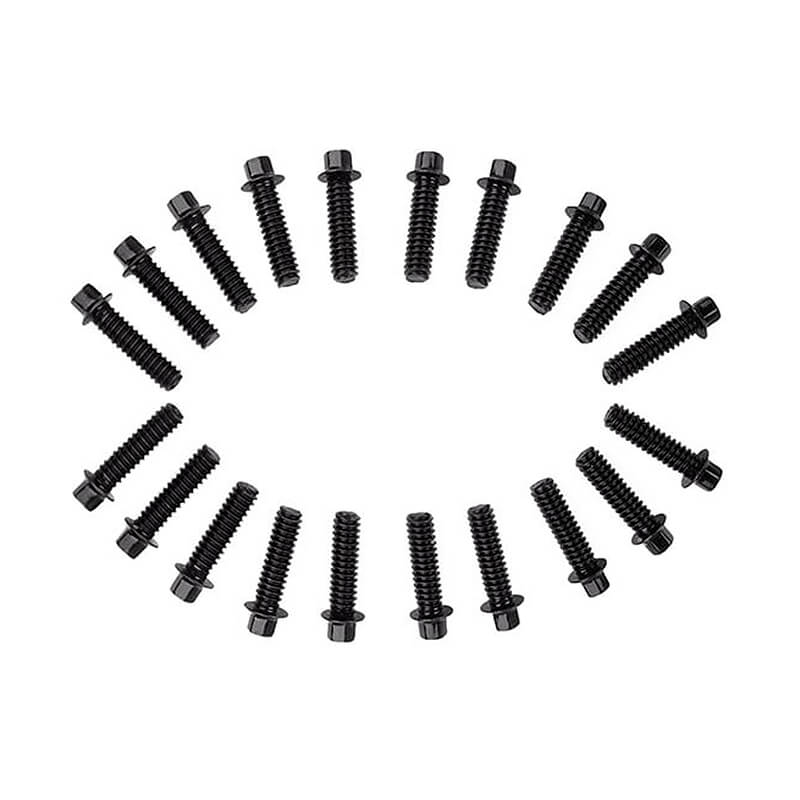 image RC4WD MINIATURE SCALE HEX BOLTS (M1.6 X 6MM) (BLACK) - Image 1