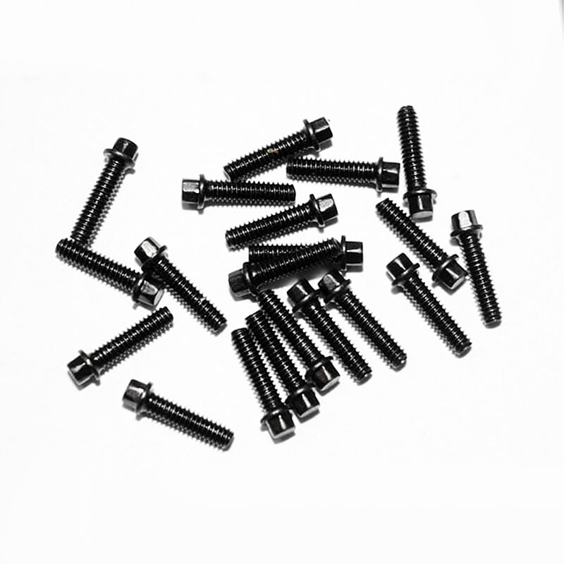 image RC4WD MINIATURE SCALE HEX BOLTS (M2 X 8MM) (BLACK) - Image 1