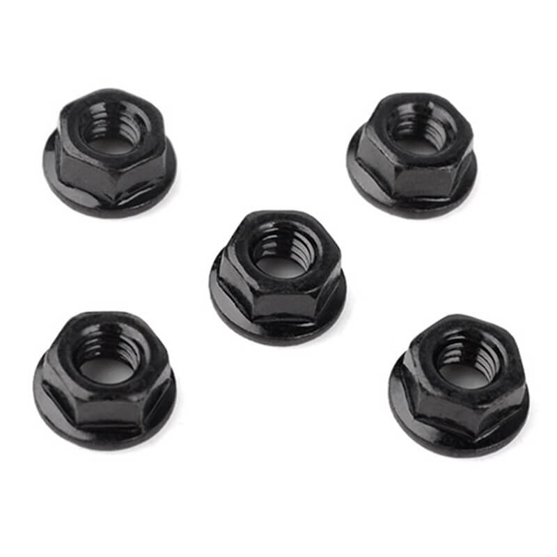 image RC4WD M4 LOW PROFILE FLANGED LOCK NUT (BLACK) - Image 1