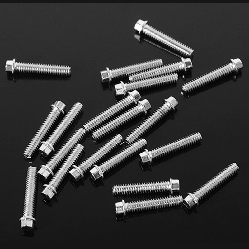 image RC4WD MINIATURE SCALE HEX BOLTS (M2 X 10MM) (SILVER) - Image 1