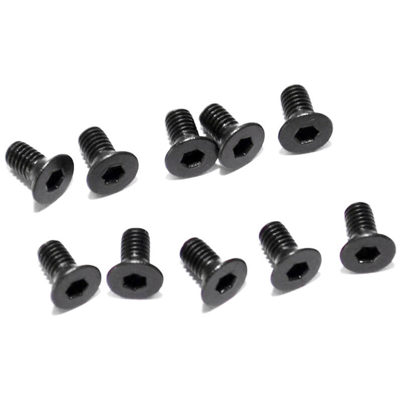 image RC4WD STEEL FLAT HEAD SOCKET CAP SCREW M3 X 6MM (10) - Image 1