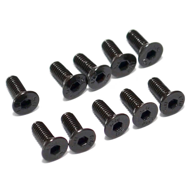 image RC4WD STEEL FLAT HEAD CAP SCREW M3 X 8MM (10) - Image 1