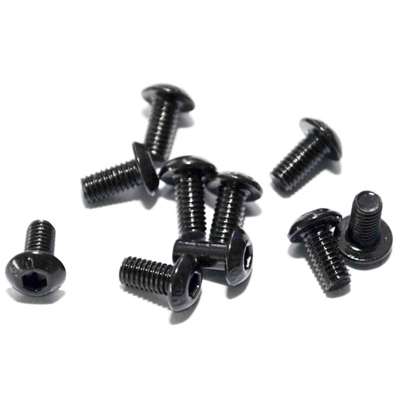 image RC4WD STEEL BUTTON HEAD CAP SCREWS M3 X 6MM (10) - Image 1