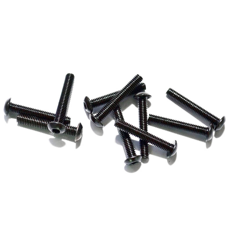 image RC4WD STEEL BUTTON HEAD CAP SCREWS M3 X 18MM (10) - Image 1
