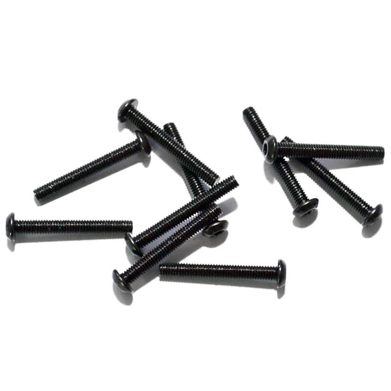 image RC4WD STEEL BUTTON HEAD CAP SCREWS M3 X 22MM (10) - Image 1