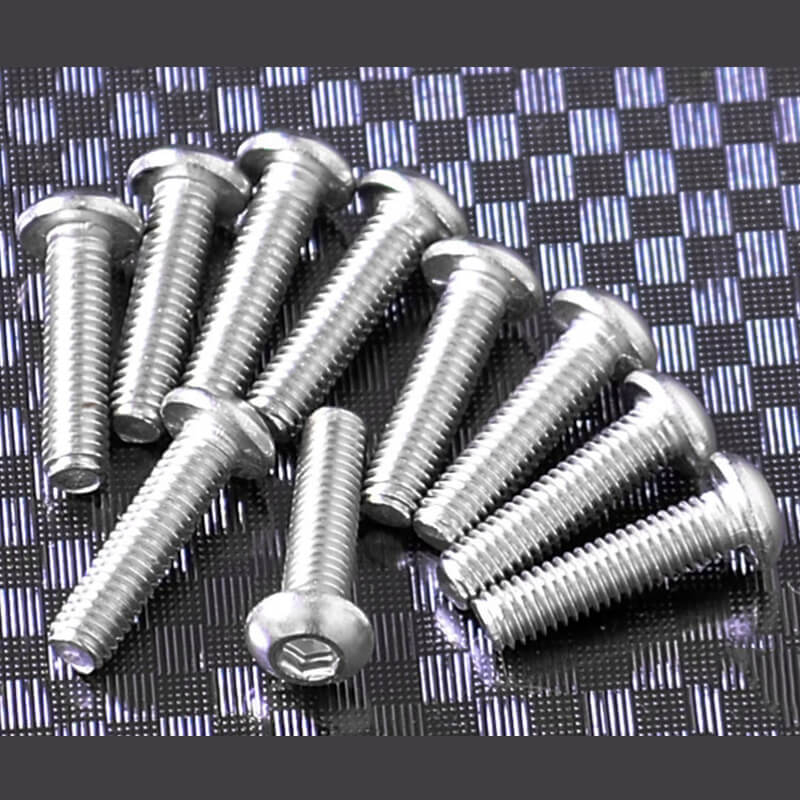image RC4WD BUTTON HEAD CAP SCREWS M3 X 12MM (10) - Image 1